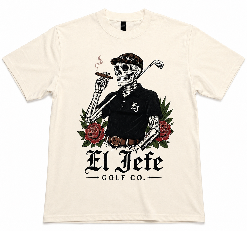 El Jefe Golf Co Men's Calavera T-Shirt